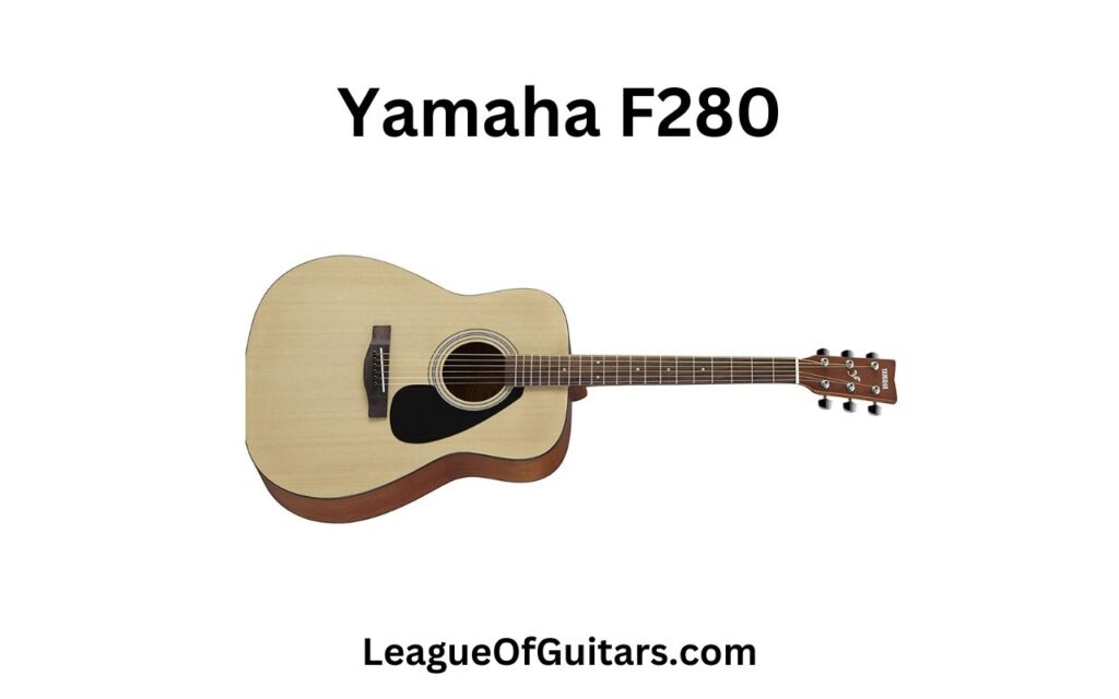 Yamaha F280 Acoustic Rosewood Guitar (Natural, Beige)