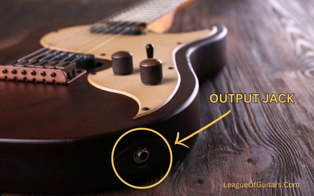 output jack - parts of an electric guitar